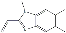 1H-Benzimidazole-2-carboxaldehyde,1,5,6-trimethyl-(9CI) 结构式