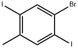 1-Methyl-4-bromo-2,5-diiodobenzene Structure