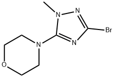 4-(3-bromo-1-methyl-1H-1,2,4-triazol-5-yl)morpholine(SALTDATA: FREE)