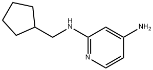 N2-(cyclopentylmethyl)pyridine-2,4-diamine Structure