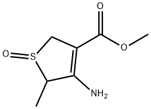 3-Thiophenecarboxylicacid,4-amino-2,5-dihydro-5-methyl-,methylester,1- Structure