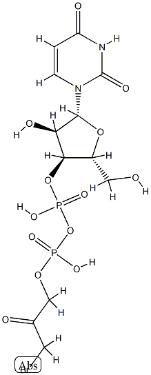 uridine 5'-diphosphate bromoacetol,125303-05-1,结构式