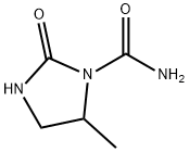 1-Imidazolidinecarboxamide,5-methyl-2-oxo-(9CI) Struktur