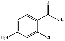 4-氨基-2-氯硫代苯甲酰胺,1256483-32-5,结构式