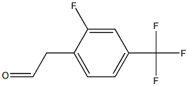 2-(2-fluoro-4-(trifluoromethyl)phenyl)acetaldehyde Structure