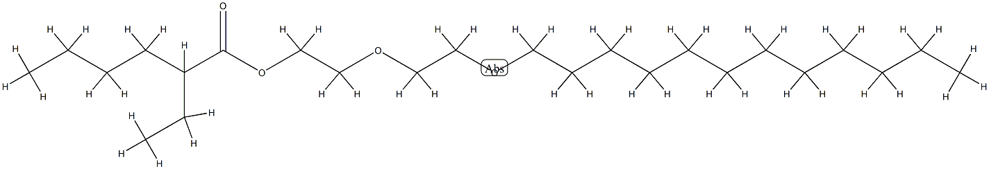 LAURETH-2 ETHYLHEXANOATE 化学構造式