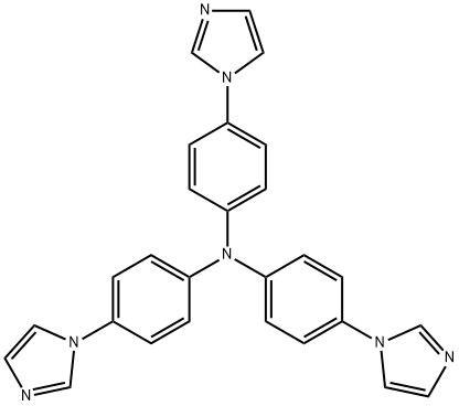Tris[4-(1H-imidazol-1-yl)-phenyl]amine Struktur