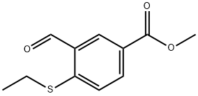 methyl 4-(ethylthio)-3-formylbenzoate,1260110-08-4,结构式