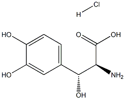 化合物 DROXIDOPA HYDROCHLORIDE 结构式
