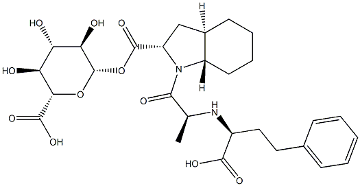 Trandolaprilat Acyl--D-glucuronide, 65% 结构式