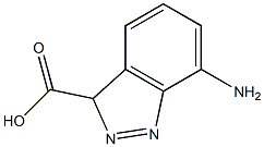 7-amino-3H-indazole-3-carboxylic acid Structure