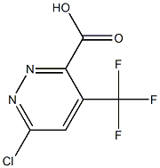 6-Chloro-4-trifluoromethyl-pyridazine-3-carboxylic acid|