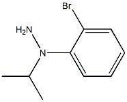 (1-(2-bromophenyl)propan-2-yl)hydrazine Structure