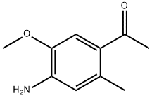 1-(4-Amino-5-methoxy-2-methyl-phenyl)-ethanone Struktur