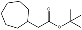 tert-butyl 2-cycloheptylacetate 化学構造式