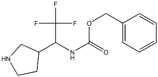 (2,2,2-Trifluoro-1-pyrrolidin-3-yl-ethyl)-carbamic acid benzyl ester,1260804-03-2,结构式