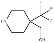 (4-Trifluoromethyl-piperidin-4-yl)-methanol Structure