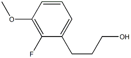 3-(2-Fluoro-3-methoxy-phenyl)-propan-1-ol,1260850-58-5,结构式