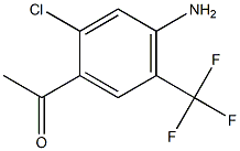 1-(4-Amino-2-chloro-5-trifluoromethyl-phenyl)-ethanone,1260851-28-2,结构式