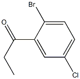 1-(2-bromo-5-chlorophenyl)propan-1-one Structure