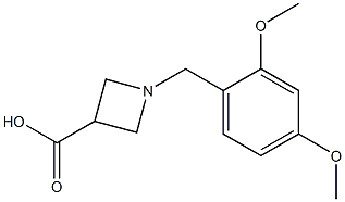 1-(2,4-dimethoxybenzyl)azetidine-3-carboxylic acid Structure