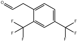 2-(2,4-bis(trifluoromethyl)phenyl)acetaldehyde 结构式