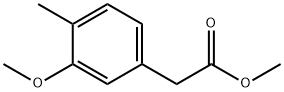 Methyl 2-(3-Methoxy-4-Methylphenyl)acetate Struktur