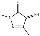 3H-Pyrazol-3-one,2,4-dihydro-4-imino-2,5-dimethyl-(9CI) Structure