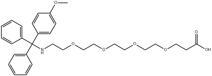 MoTr-NH-PEG4-COOH Structure