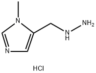 1H-Imidazole, 5-(hydrazinylmethyl)-1-methyl-, hydrochloride (1:1)|5-(肼基甲基)-1-甲基-1H-咪唑