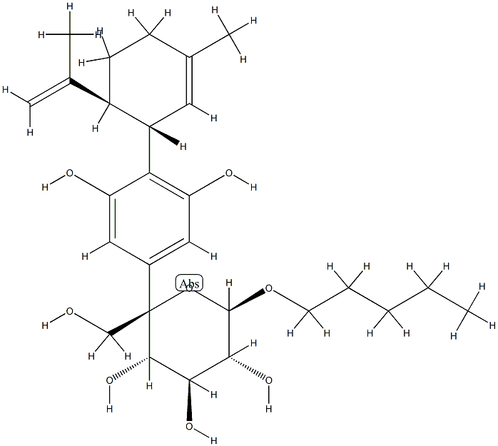 5''-hydroxycannabidiol glucoside|