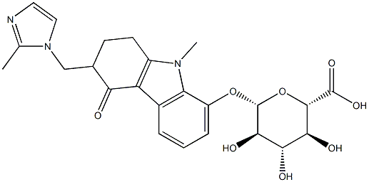 126671-72-5 2,3,4,9-四氢-9-甲基-3-[(2-甲基-1H-咪唑-1-基)甲基]-4-氧代-1H-咔唑-8-基 BETA-D-吡喃葡糖苷酸