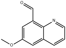 6-Methoxyquinoline-8-carbaldehyde, 1268520-98-4, 结构式