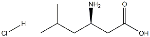 (R)-3-胺基-5-甲基己酸盐酸盐, 1276055-44-7, 结构式