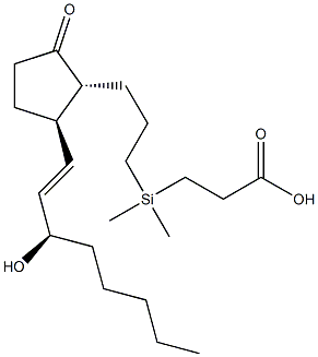 11-deoxy-4,4-dimethyl-4-silaprostaglandin E1|