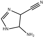 1H-Imidazole-4-carbonitrile,5-amino-4,5-dihydro-(9CI) 结构式