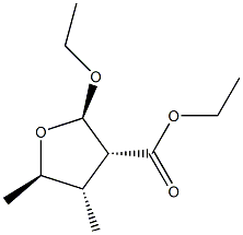 3-Furancarboxylicacid,2-ethoxytetrahydro-4,5-dimethyl-,ethylester,(2alpha,3bta,4bta,5alpha)-(9CI) Structure