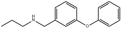 [(3-phenoxyphenyl)methyl](propyl)amine 结构式