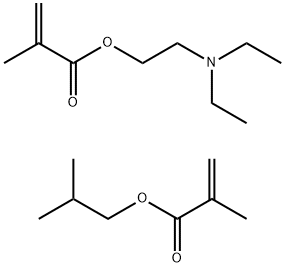 2-Propenoic acid, 2-methyl-, 2-(diethylamino)ethyl ester, polymer with 2-methylpropyl 2-methyl-2-propenoate|