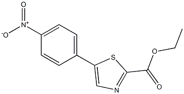 ethyl 5-(4-nitrophenyl)thiazole-2-carboxylate Structure