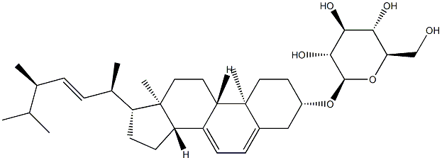 ergosteryl 3-beta-D-glucoside Struktur