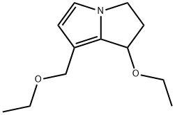 1H-Pyrrolizine,1-ethoxy-7-(ethoxymethyl)-2,3-dihydro-(9CI) 结构式