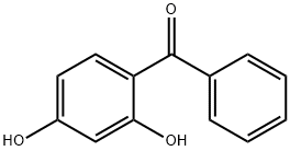 2,4-Dihydroxybenzophenone Struktur