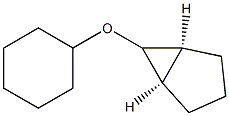 Bicyclo[3.1.0]hexane, 6-(cyclohexyloxy)-, (1-alpha-,5-alpha-,6-ba-)- (9CI) Structure