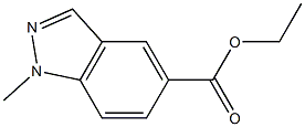 ethyl 1-methyl-1H-indazole-5-carboxylate 结构式