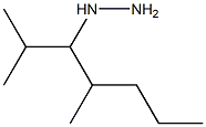 (2,4-dimethylheptan-3-yl)hydrazine 化学構造式