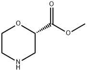 2-Morpholinecarboxylic acid, Methyl ester, (2S)- Structure
