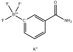 Potassium (3-carbamoylphenyl)trifluoroborate Struktur
