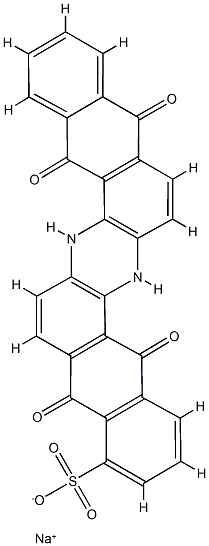 1324-29-4 5,6,9,14,15,18-六氢-5,9,14,18-四氧化二蒽并[1.2.-1'.2']哒嗪磺酸钠