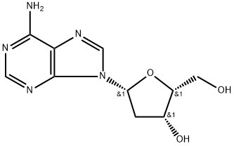 1-(2'-deoxy-beta-threopentofuranosyl)adenine Structure